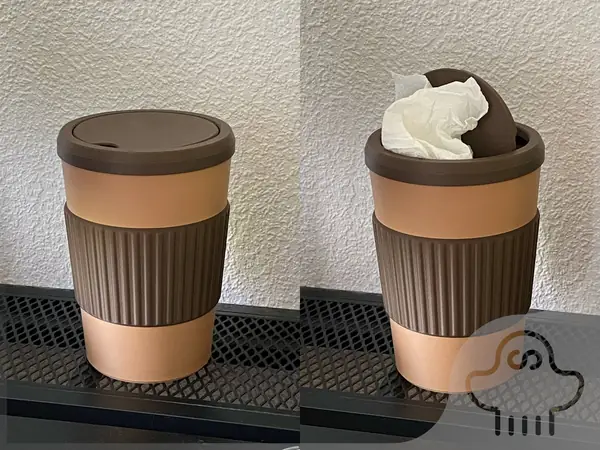 Coffee Trash Bin