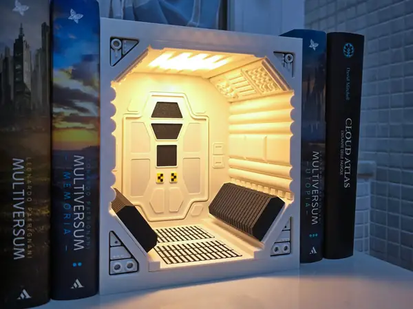 Sci-Fi Spaceship Airlock Book Nook