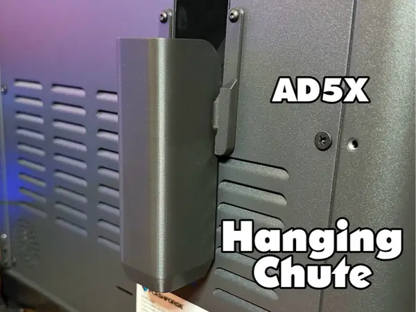 Simple Hanging Poop / Filament Chute for AD5X