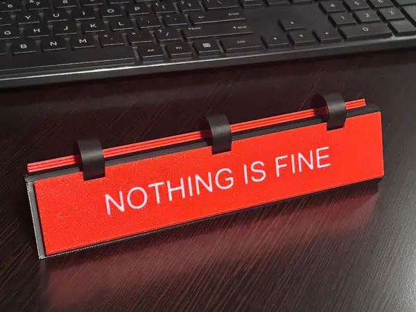 Funny Office Desk Sign - 32 Different Phrases