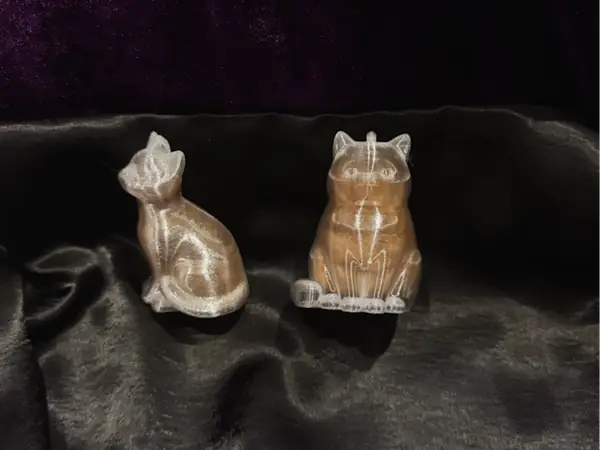 2 Style Cat Hair Collect Pendant Bamboopoop charm 