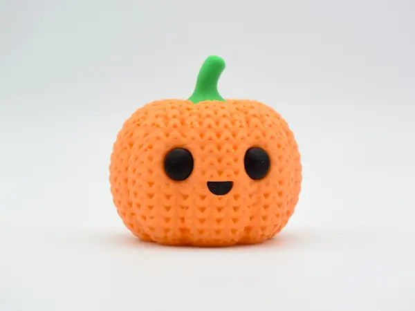 Knitted Cute Pumpkin - Halloween