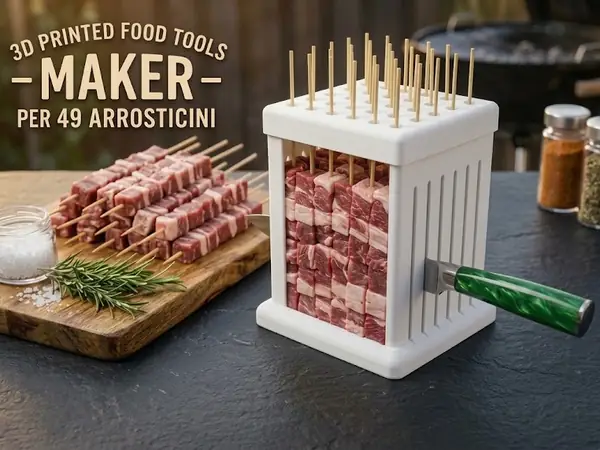 49-in-1 BBQ Skewer & Arrosticini Maker Box