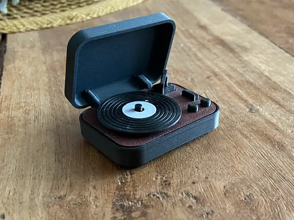 Miniatur Plattenspieler