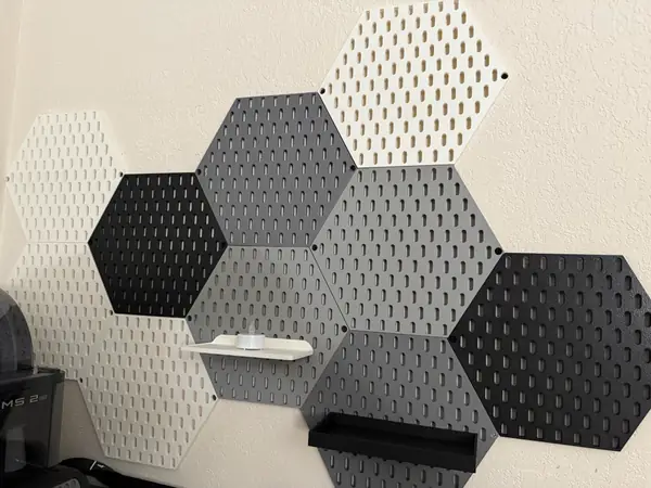 Hexagonal Skadis type board v2