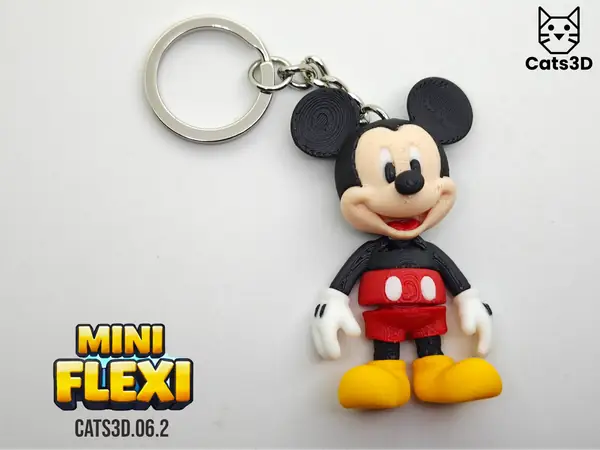 Mickey Mouse Mini Flexi Keychain V2