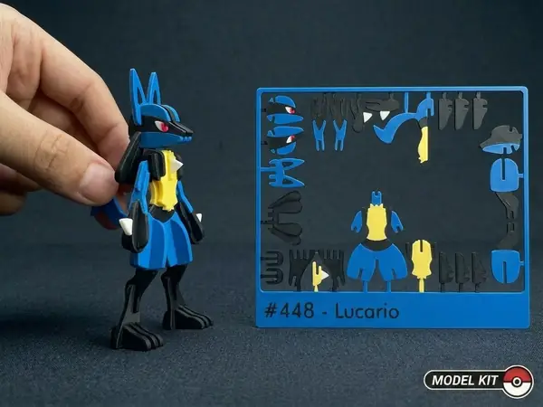 Pokemon #448 - Lucario kit card