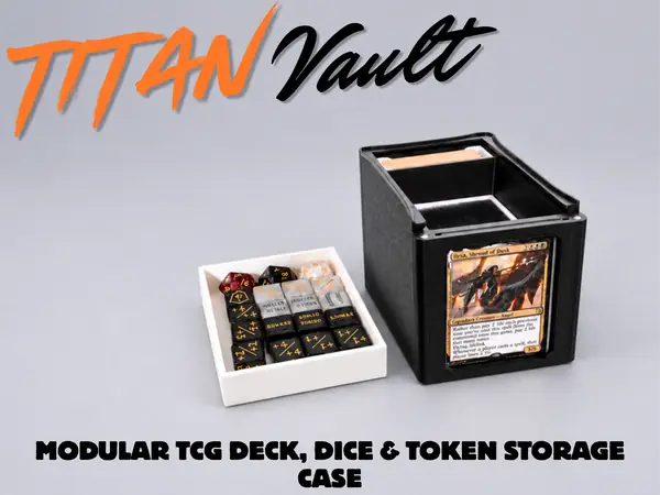 Titan Vault - Deck Box with Dice and Token Storage