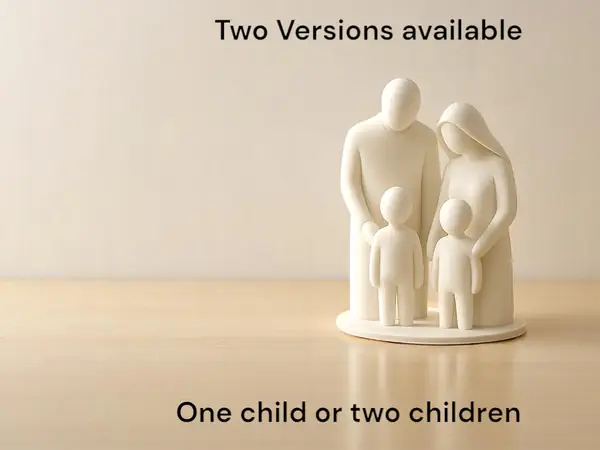 Modern Family Sculpture  Perfect Mother's Day Gift