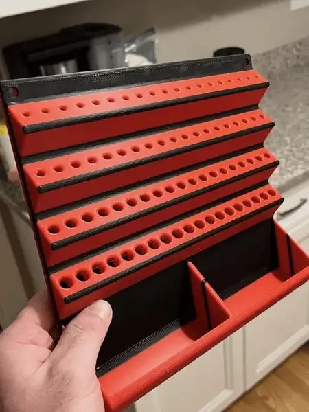CNC Router Bit Organizer