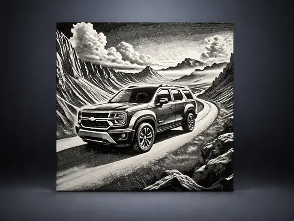 Chevrolet Niva in the mountains