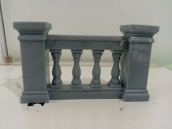 Architectural Balustrade – Resin Miniature Railing