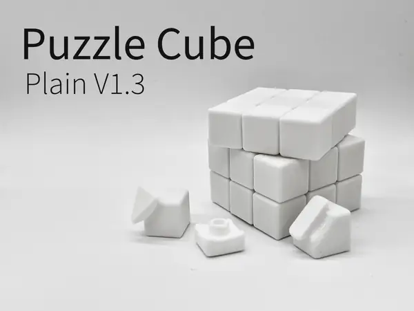 V1.3 Rubik Cube Style Puzzle Plain 3x3x3