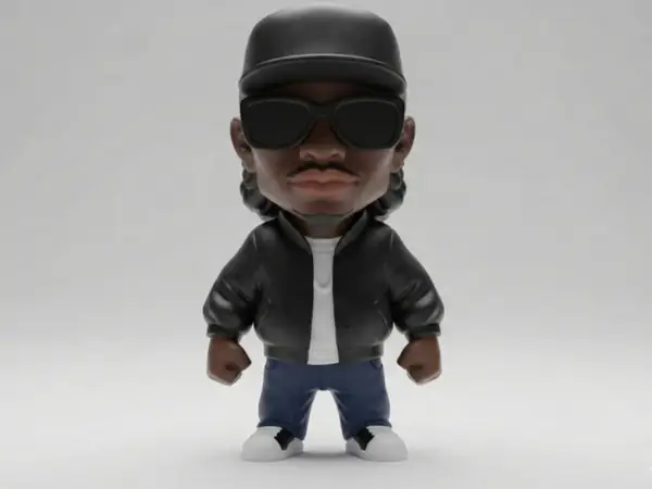 Eazy-E Caricature Miniature