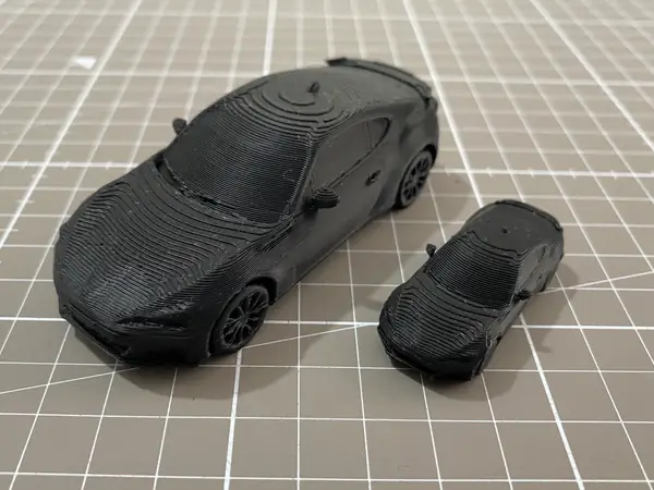 subaru brz in scala 1.100 e 1.50 per architettura