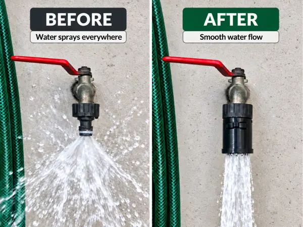 FlowLock Quick Release Splash-Free Faucet Adapter