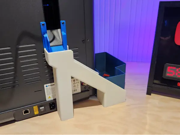 Flashforge AD5X Poop Purge Chute and Bucket