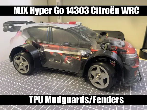 MJX HyperGo 14303 - Chassis mounted inner fenders
