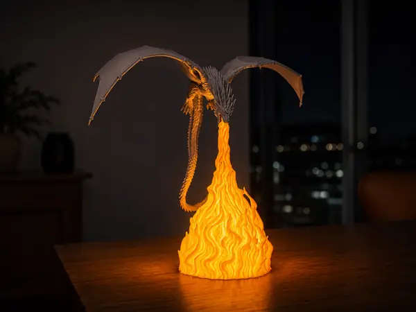 Flame Breath Dragon Lamp V2