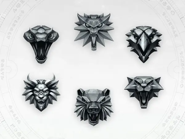 Médaillons The Witcher