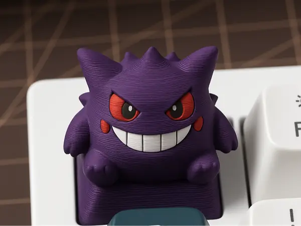 Gengar Pokemon Keyboard Keycap MX