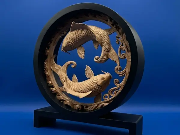 Koi Fish Decor 
