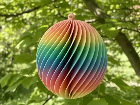 Windspiel mit 32 Lamellen