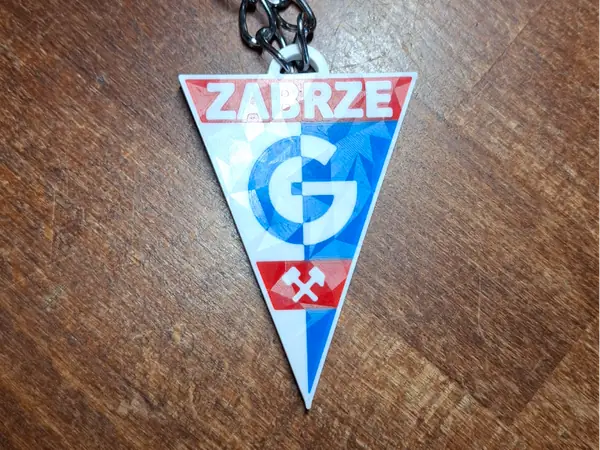 Górnik Zabrze Brelok Keychain Logo