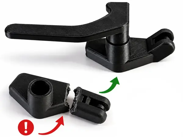 Polyplastic Polyfix Window Stay Handle & Base