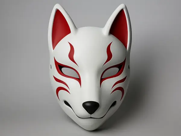 Traditional Japanese Kitsune mask