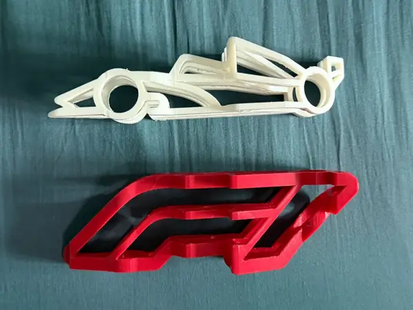 Formula one Car & Flip Text