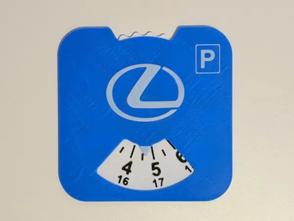 Lexus Parking disc/clock