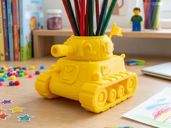 Cute Tank Pen Holder T-34 / SU-100