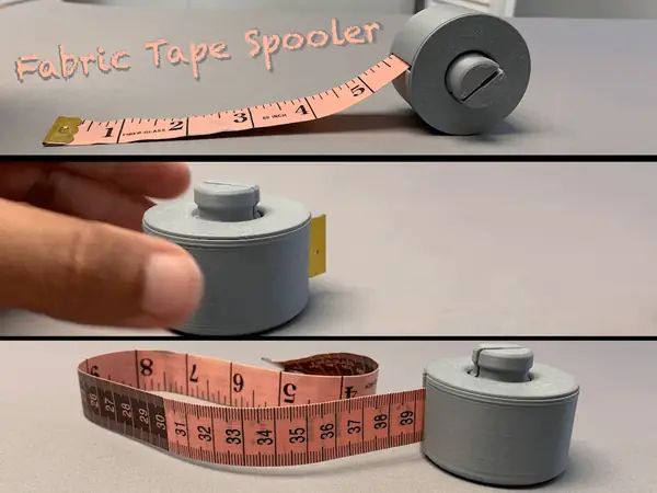 Fabric Tape Spooler | Soft Measuring Tape Holder