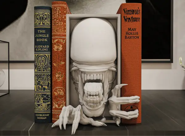 Xenomorph Book nook and Wall Mount