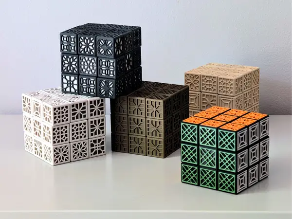 Kumiko Inspired Rubik's Cube