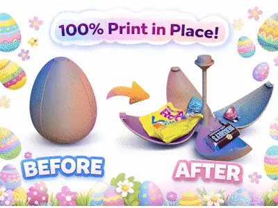 Print in Place - Mechanical Easter Egg