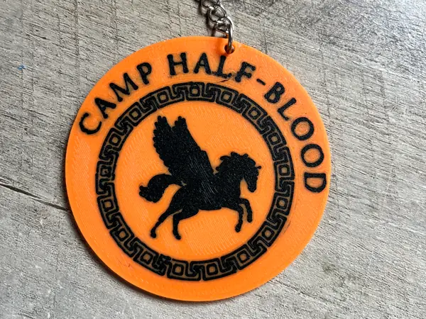 Percy Jackson Camp Half-Blood Keychain / Coaster