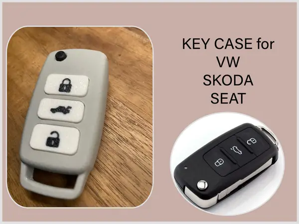 Key Fob Case/Cover/Shell for VW, Skoda, Seat