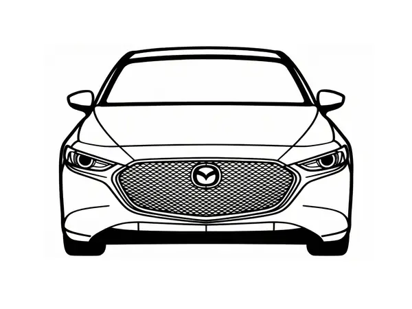 Mazda 3 BP 2019- Front / WALL ART