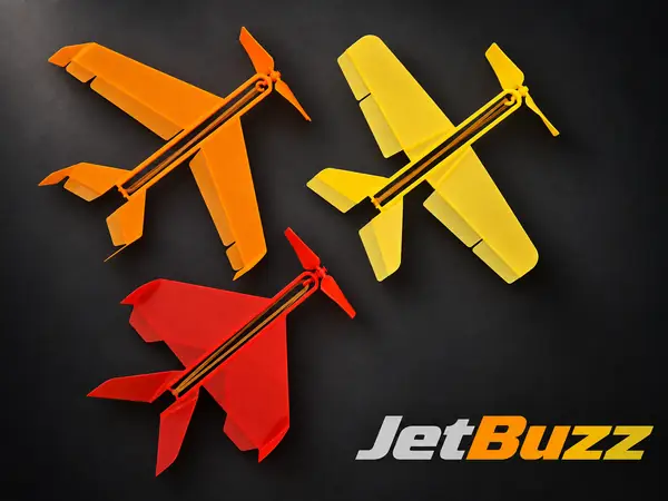 Wind-up aircraft series "JetBuzz"