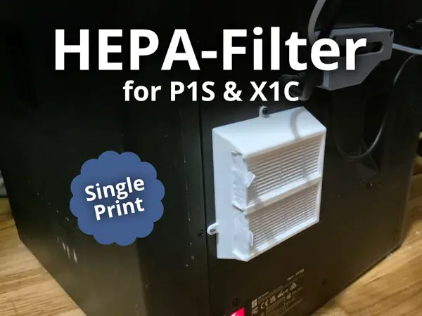 HEPA-Filter for Bambulab P1S/X1C