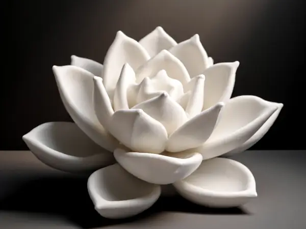 Serene Bloom – Lotus Flower Sculpture