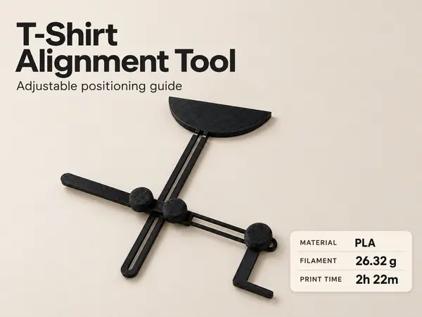 Adjustable T-Shirt Alignment Tool|DTF & HTV Guide