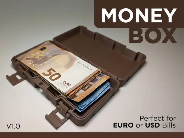 MoneyBox Vault – Print-in-Place Safe Box