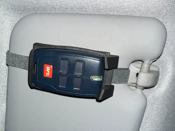 BFT remote sun visor mount
