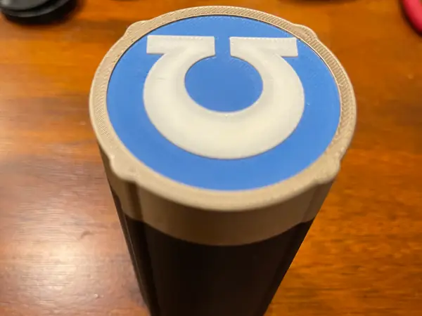 16mm Ultramarine dice cup w/ Oath of Moment Token