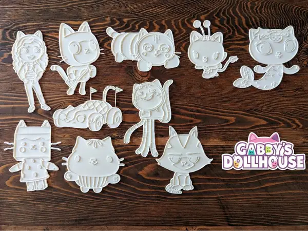 Gabby's Dollhouse Complete Pack - Coloring Plates