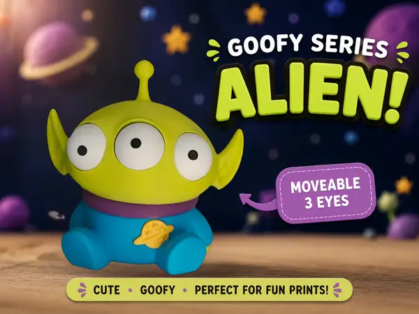 Goofy series – ALIEN Movable Eyes NOAMS Toy Story