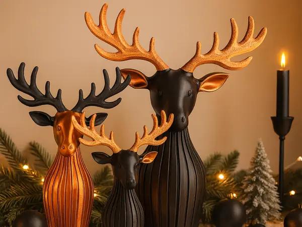 Antler Christmas Display